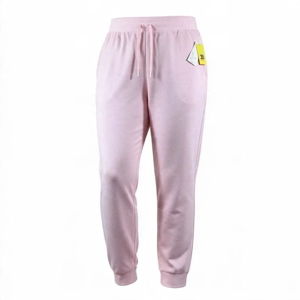 All in Motion Women's Airy Sleek Jogger Sweatpants High-Rise Pink Sz XXL